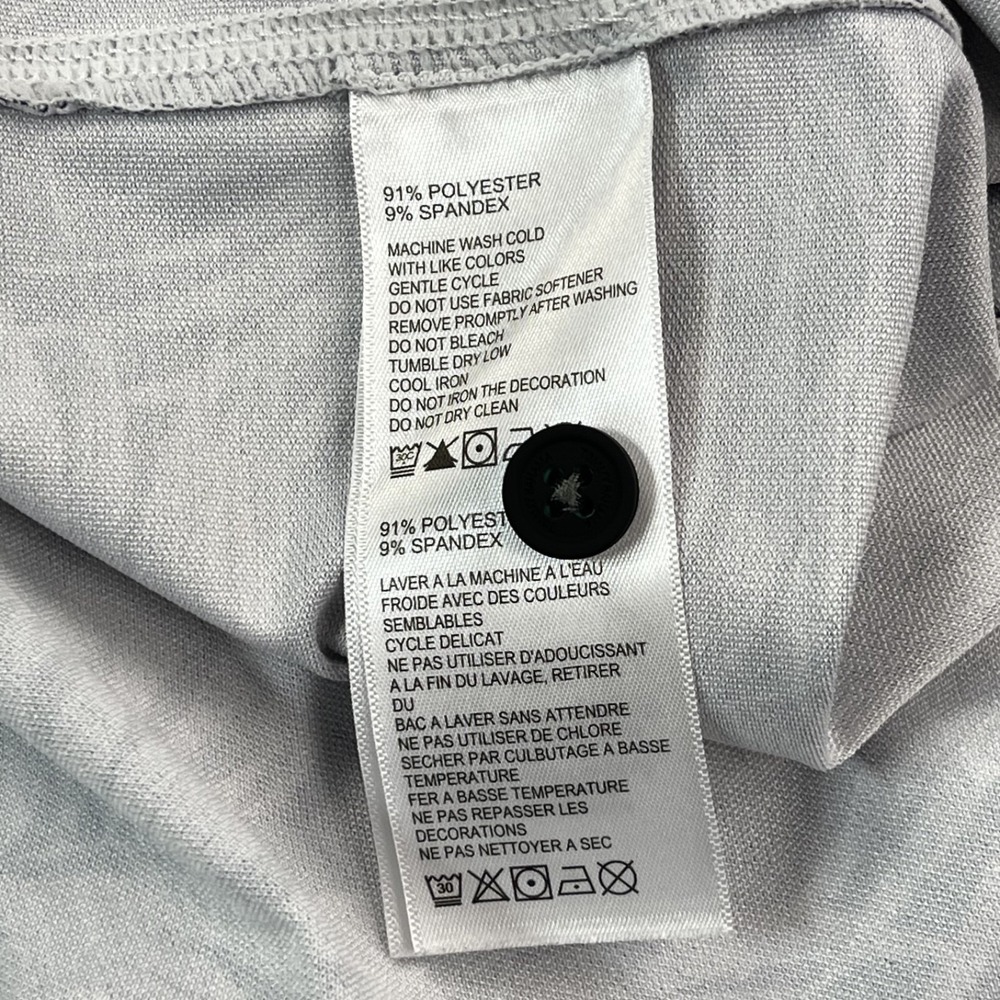 Tommy Bahama Mens Large IslandZone Borderline Hibiscus Polo Shirt Gray Floral - Picture 5 of 14